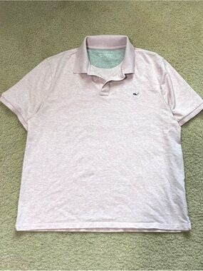 Vineyard Vines Light Pink Men's Polo